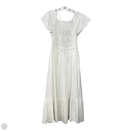 Dress Casual Maxi By Zara In White, Size: M