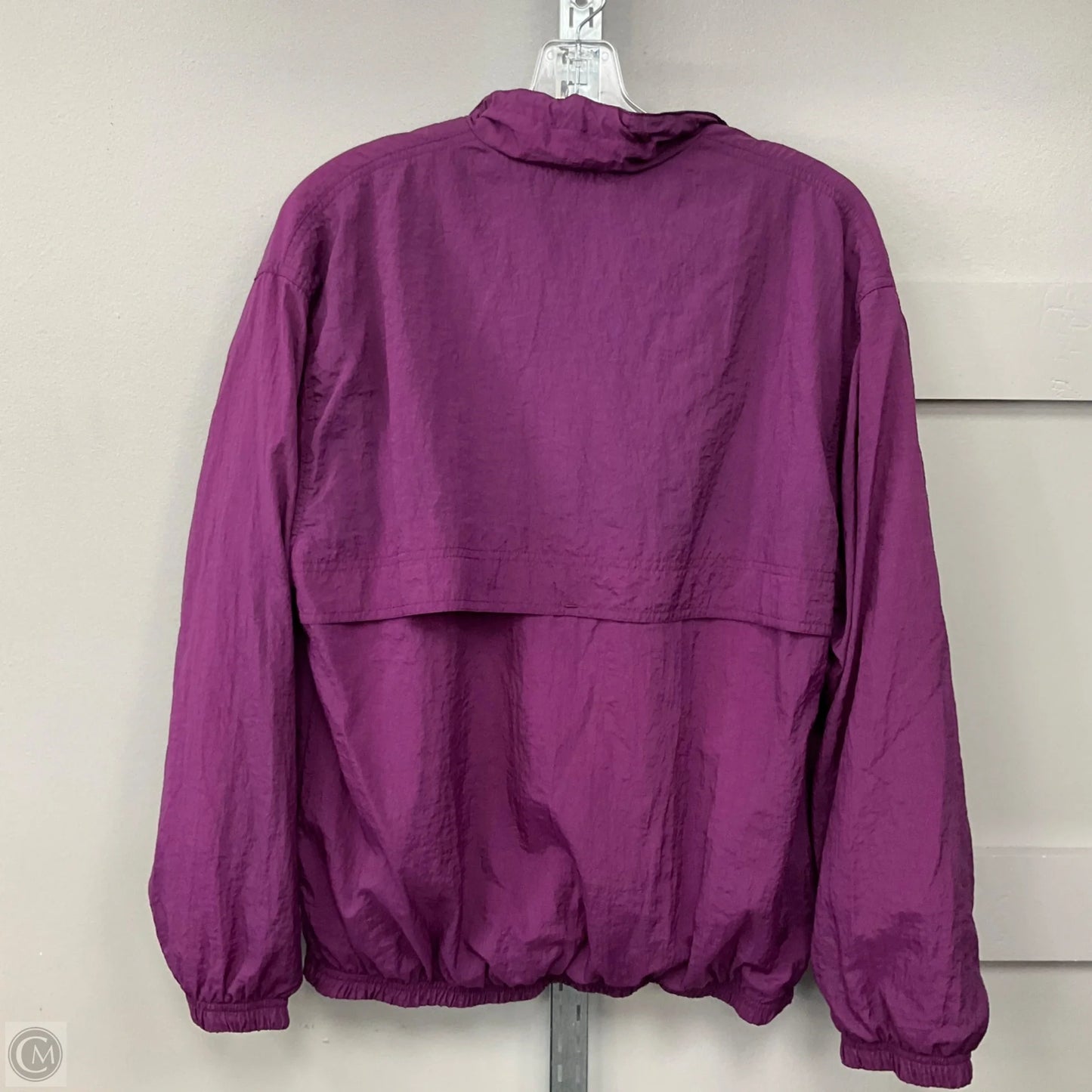 Athletic Jacket By Nike Apparel In Purple, Size: M