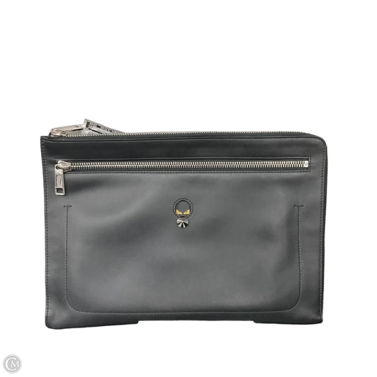 Clutch Luxury Designer By Fendi, Size: Large
