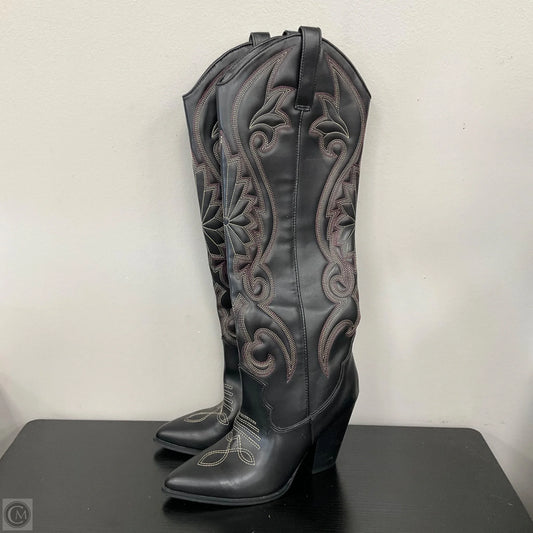 Boots Western By Steve Madden In Black, Size: 6