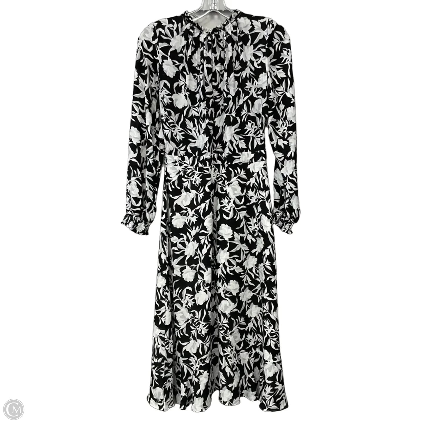 Dress Casual Maxi By J. Crew In Black & White, Size: 6