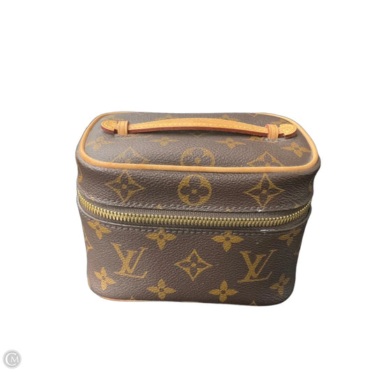 Makeup Bag Luxury Designer By Louis Vuitton, Size: Small