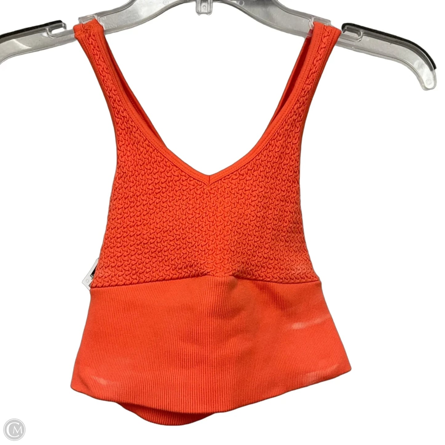 Athletic Bra By Free People In Orange, Size: Xs