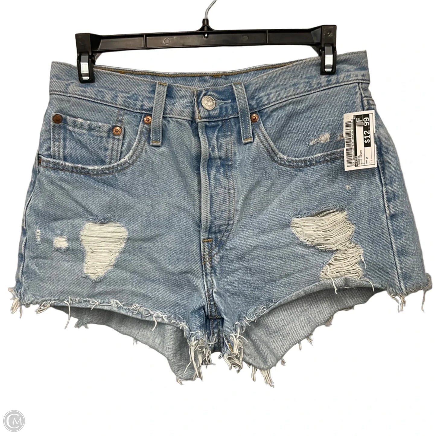 Shorts By Levis In Blue Denim, Size: 2
