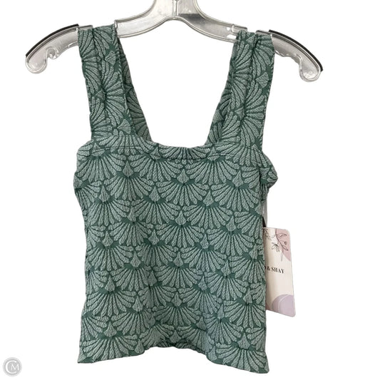 Top Sleeveless By Clothes Mentor In Green, Size: S