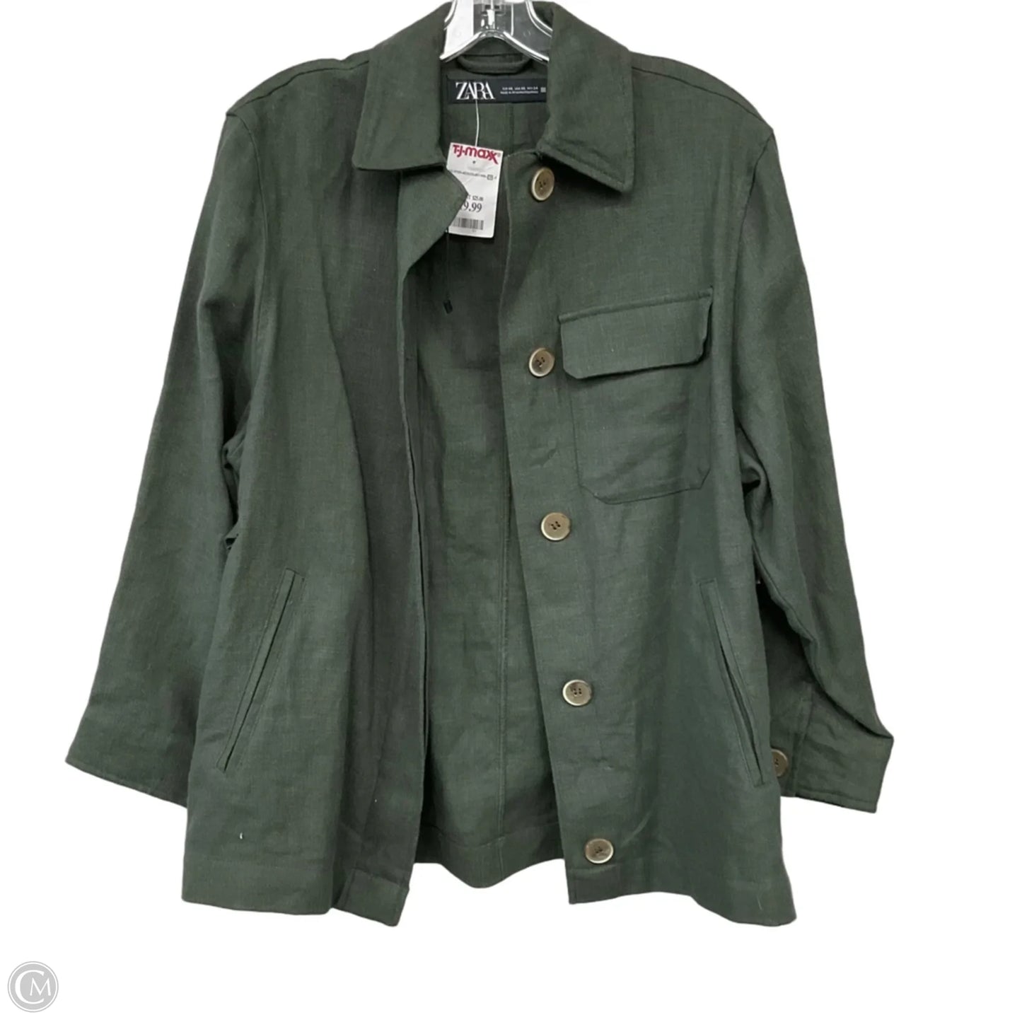 Blazer By Zara In Green, Size: Xs