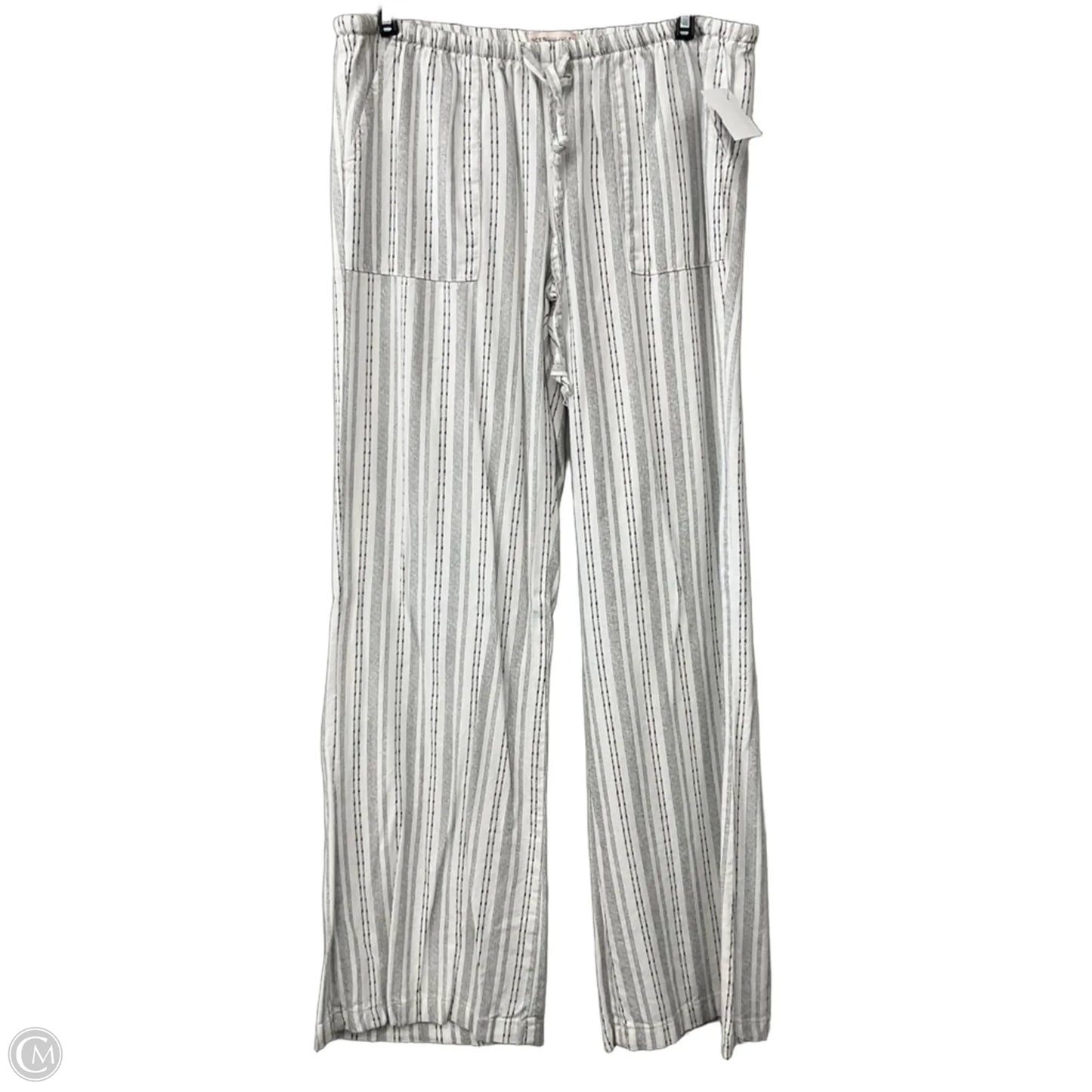 Pants Linen By Sincerely Jules In Striped Pattern, Size: L