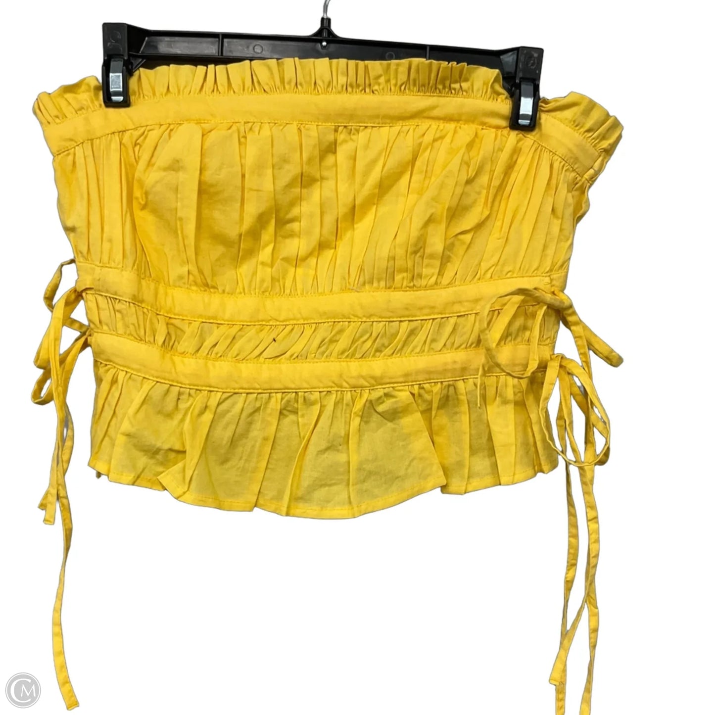 Top Sleeveless By Free People In Yellow, Size: Xs