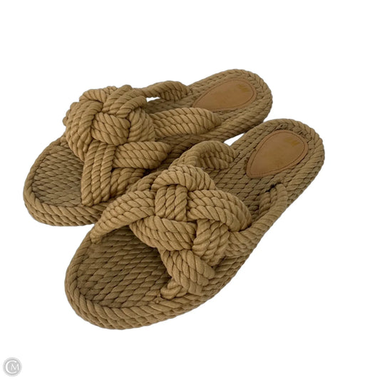 Sandals Flats By H&m In Brown, Size: 7