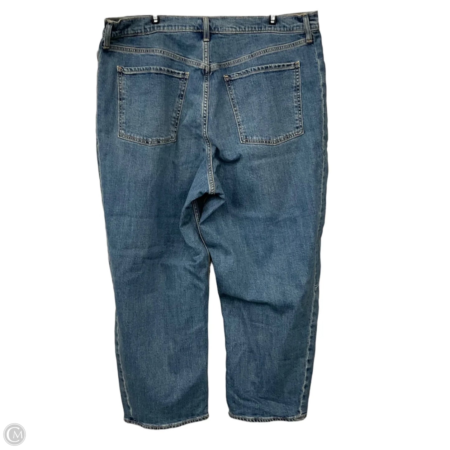 Barrel Jeans By Old Navy In Blue Denim, Size: 18