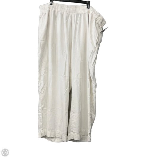 Pants Linen By Old Navy In White, Size: Xxl