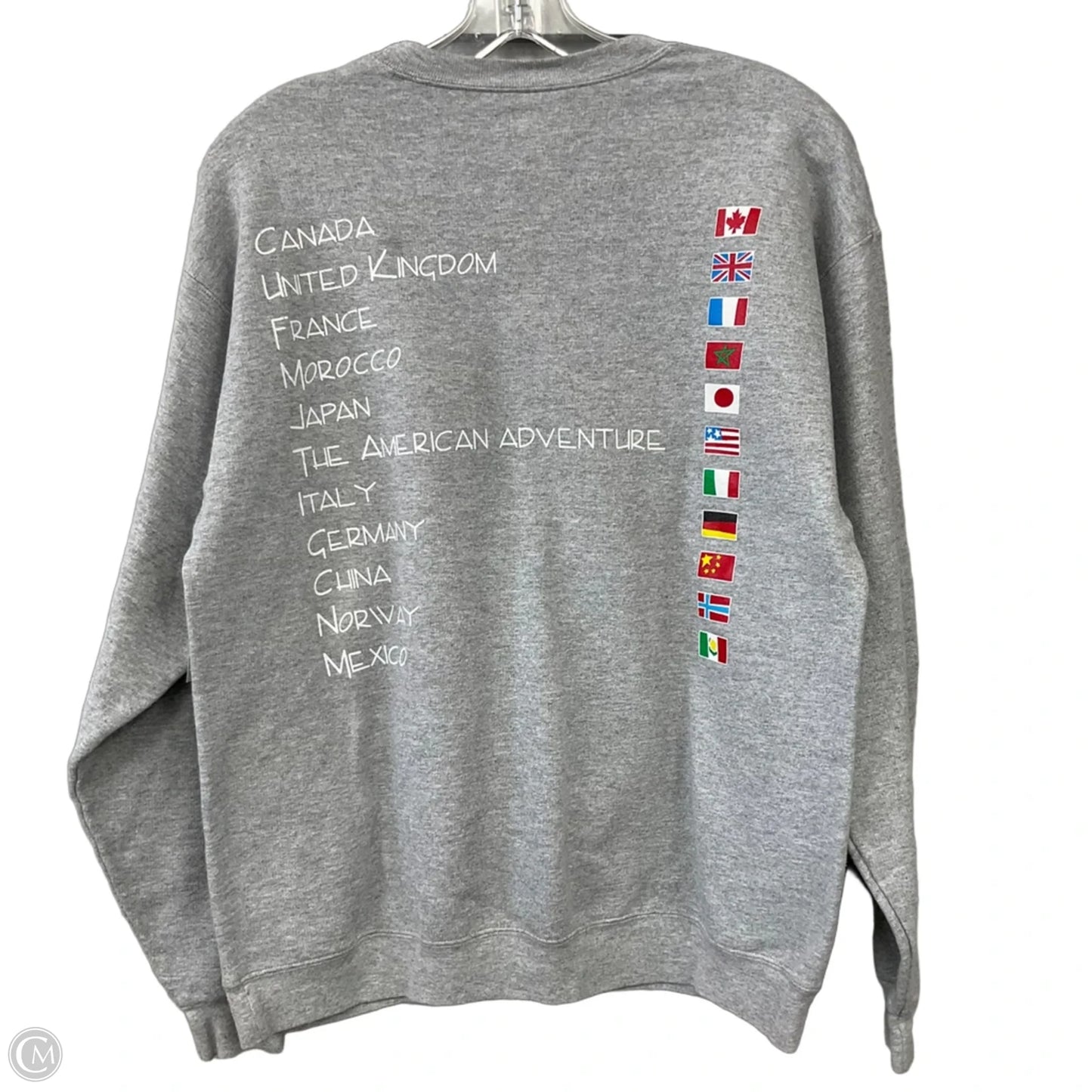 Sweatshirt Crewneck By Hanes In Grey, Size: M