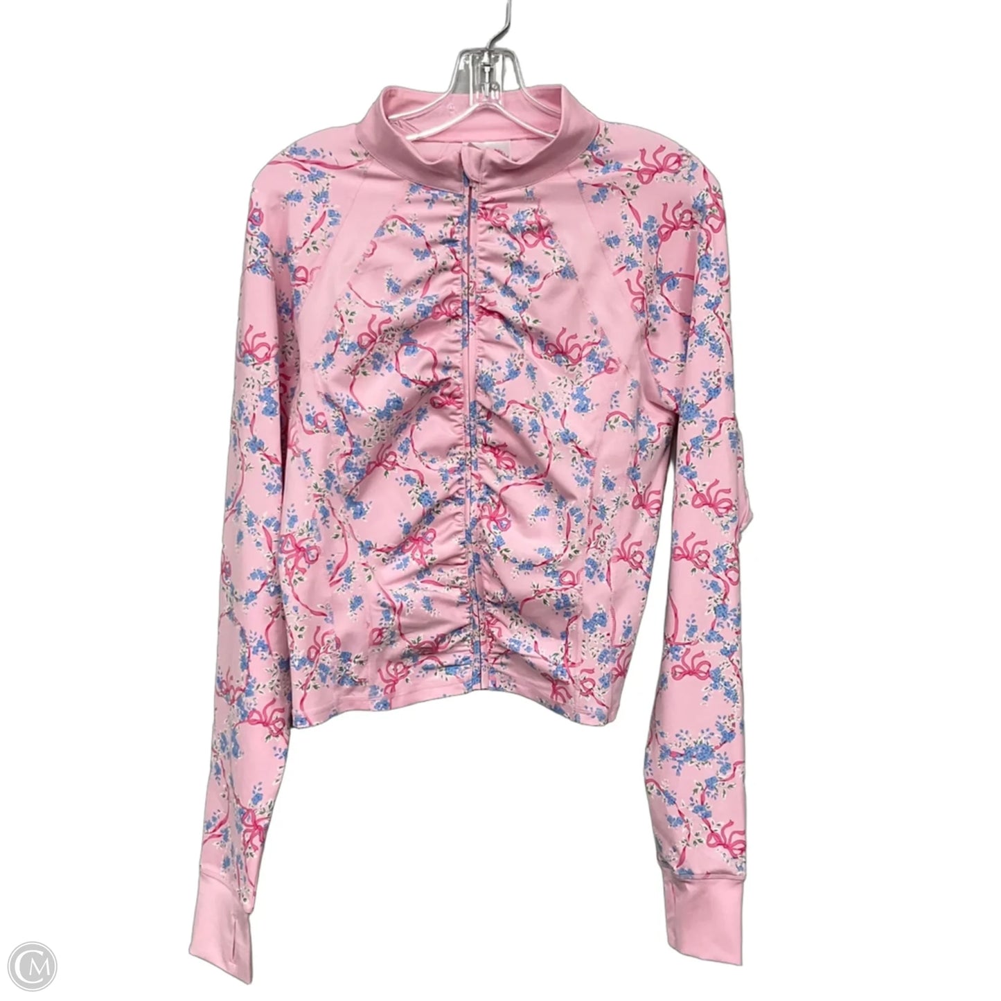 Athletic Jacket By Cmc In Pink, Size: L