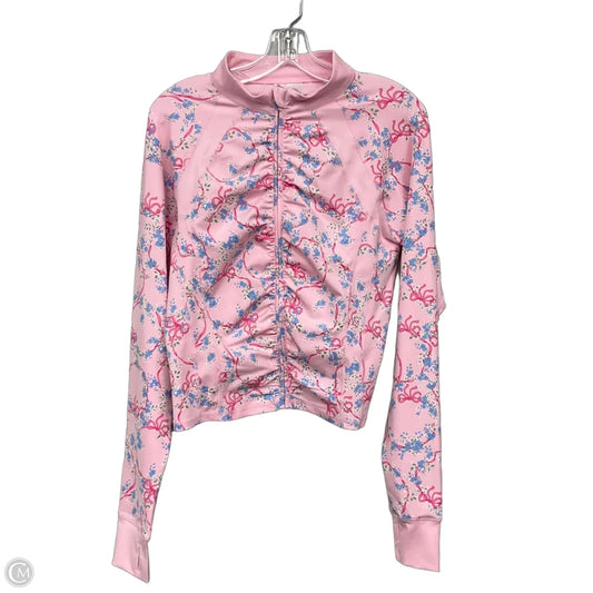 Athletic Jacket By Cmc In Pink, Size: L