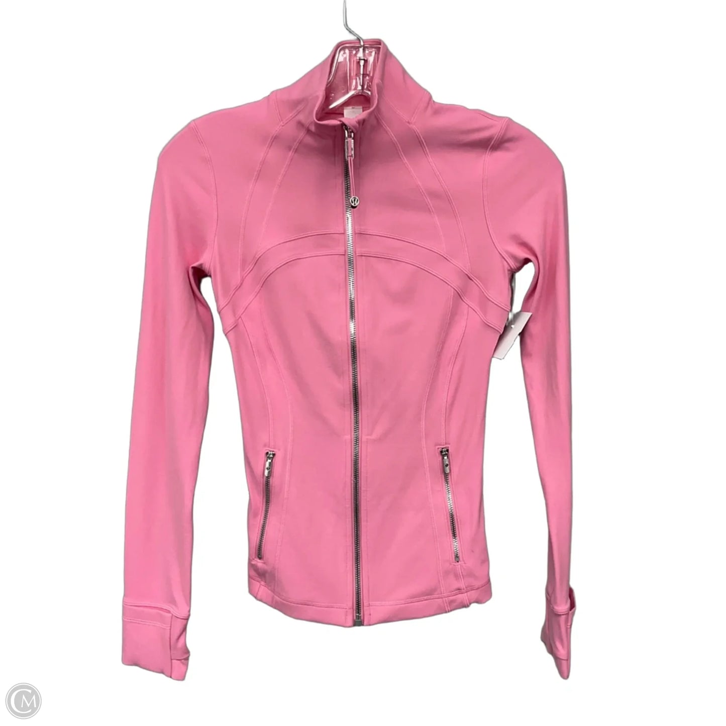 Athletic Jacket By Lululemon In Pink, Size: 2