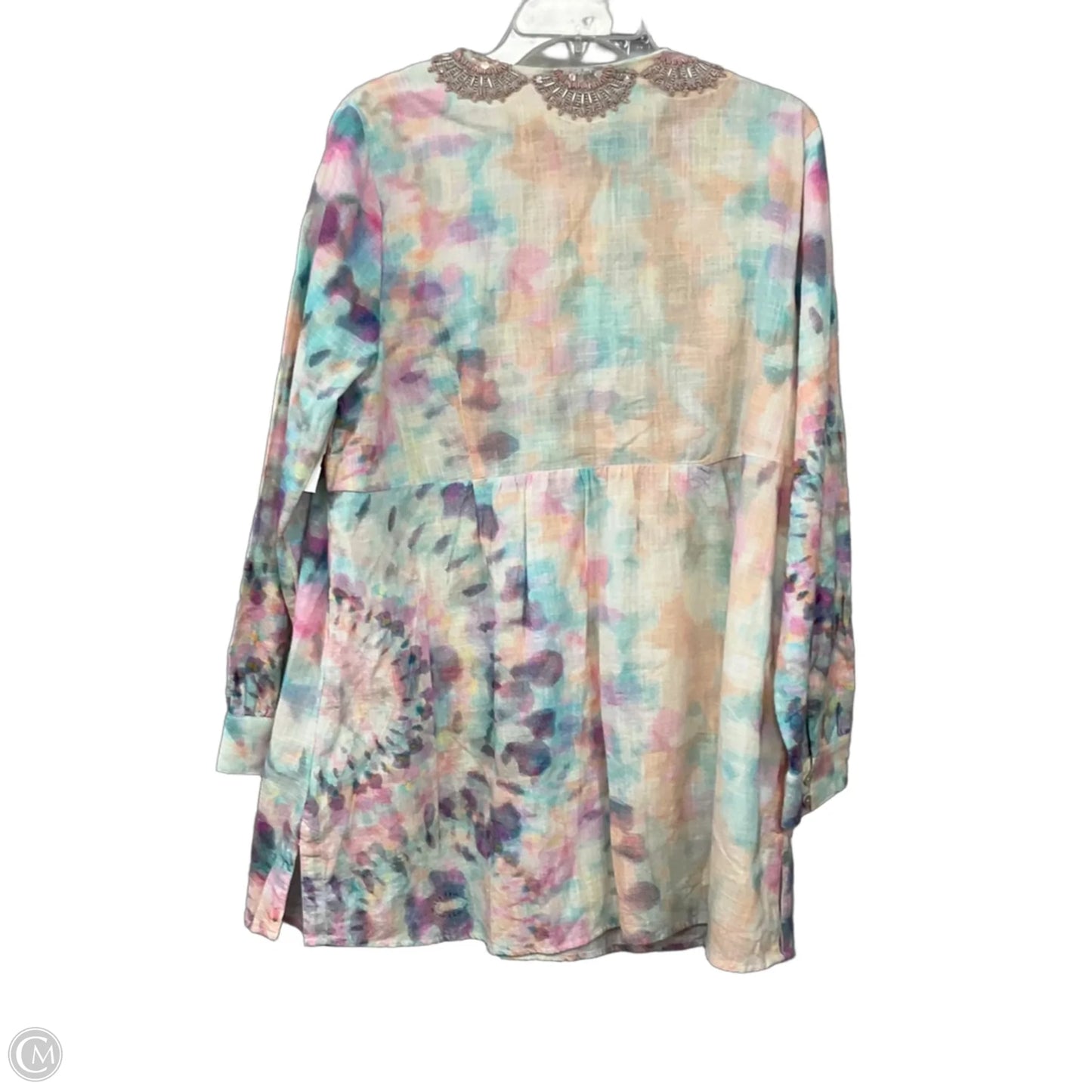 Dress Casual Short By Soft Surroundings In Tie Dye Print, Size: Xl