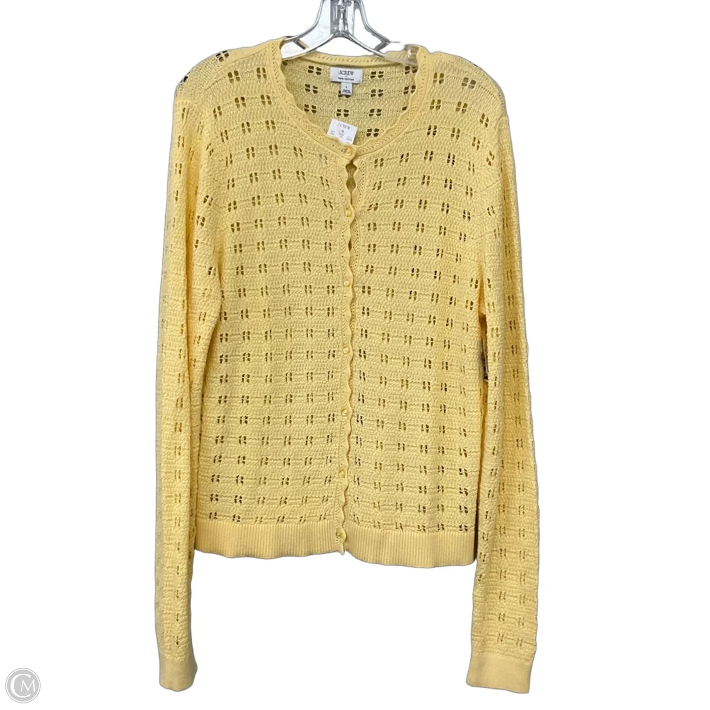 Cardigan By J. Crew In Yellow, Size: L