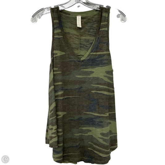 Top Sleeveless Basic By Altard State In Camouflage Print, Size: Xl