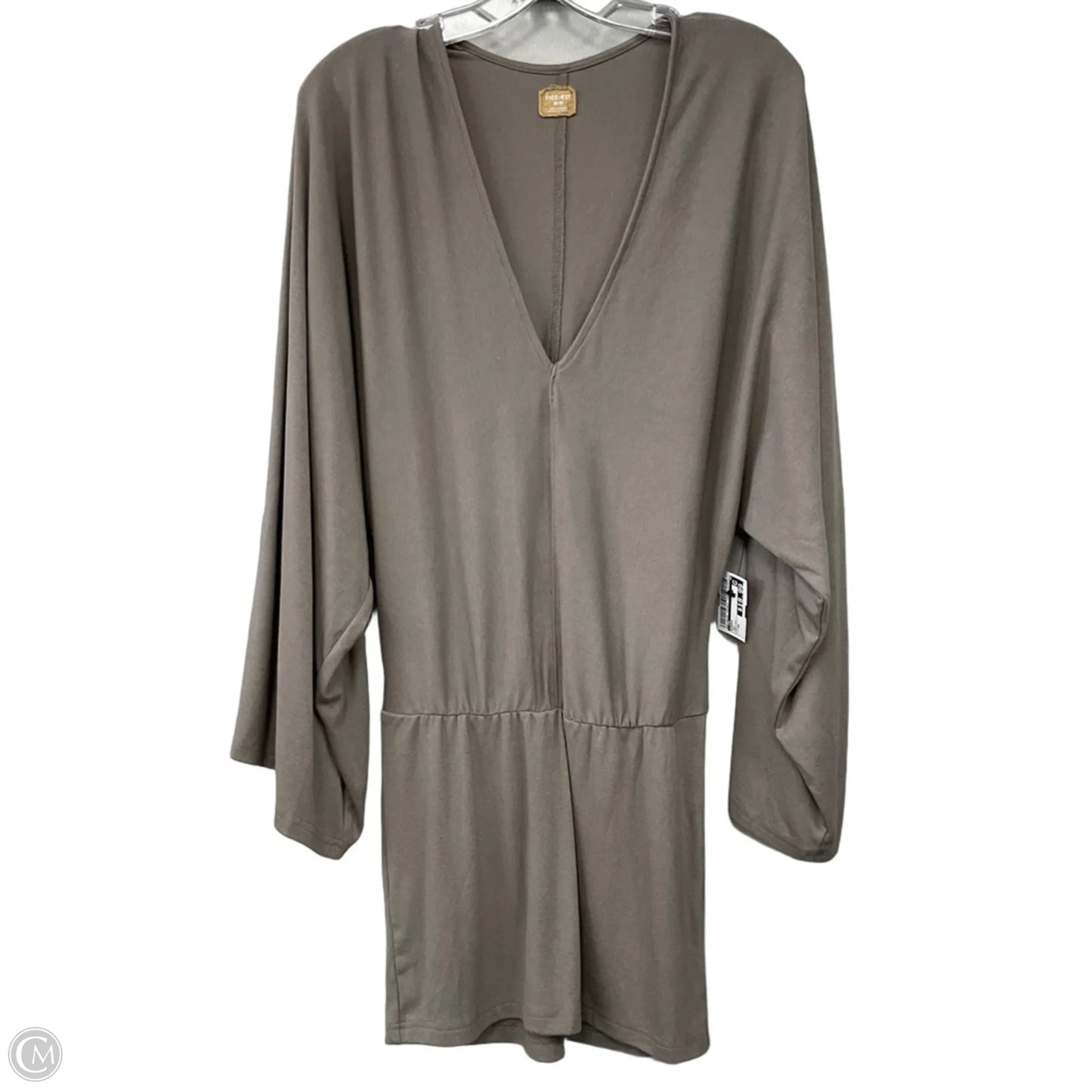 Dress Short Casual By Free-est In Grey, Size: Xs
