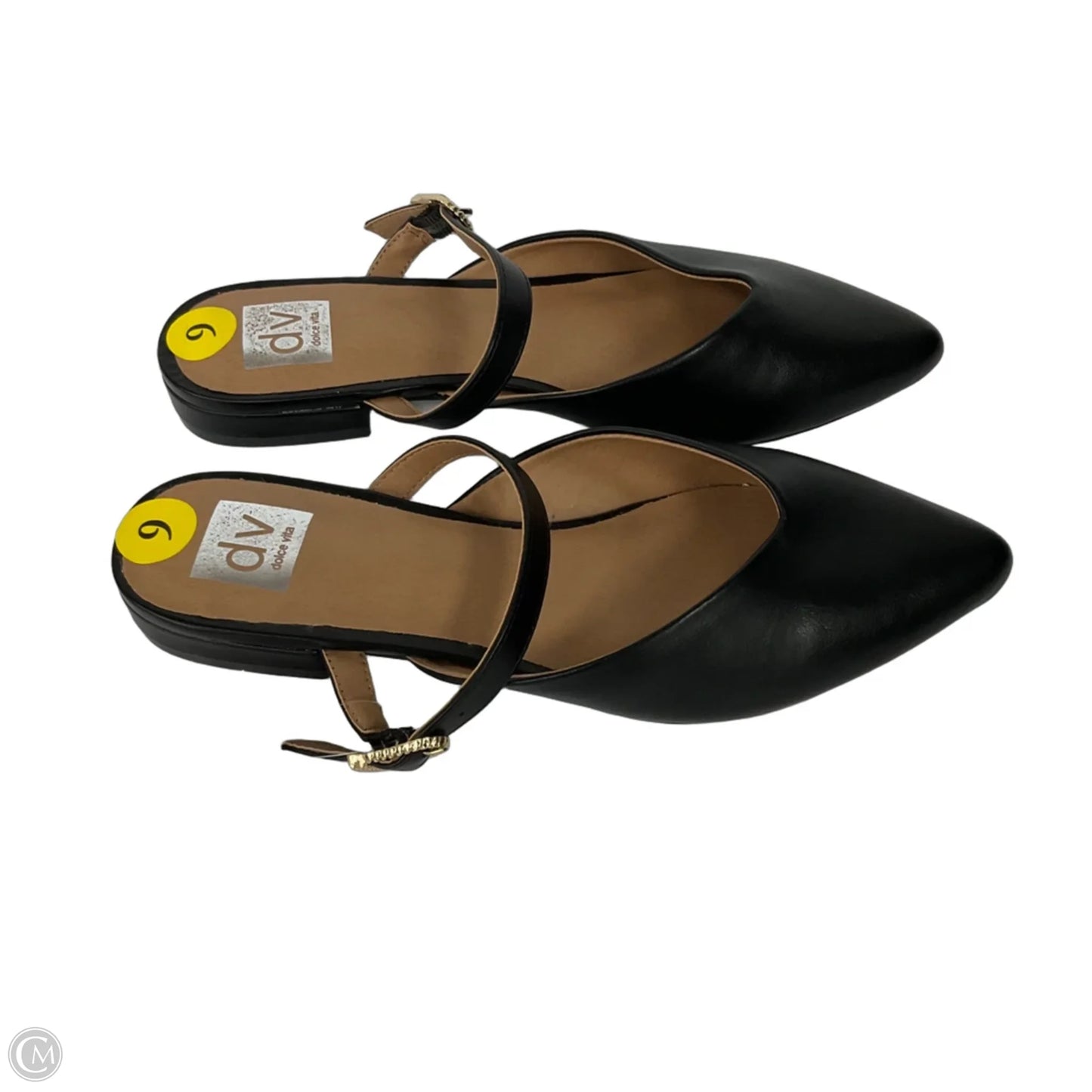 Shoes Flats By Dv In Black, Size: 9