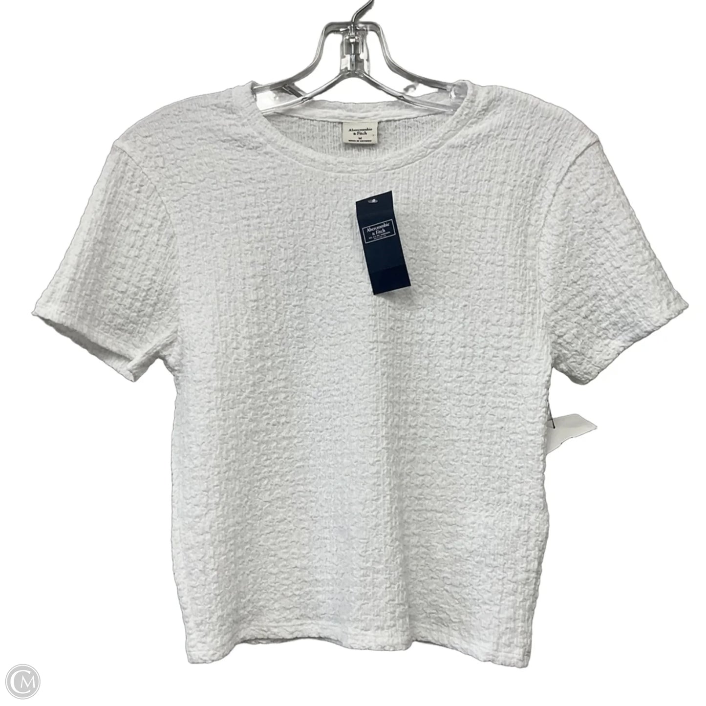 Top Short Sleeve Basic By Abercrombie And Fitch In White, Size: M