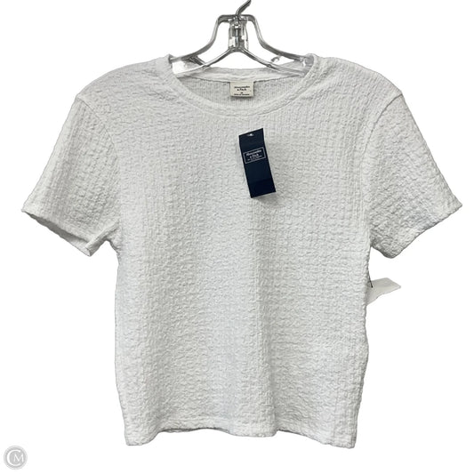 Top Short Sleeve Basic By Abercrombie And Fitch In White, Size: M