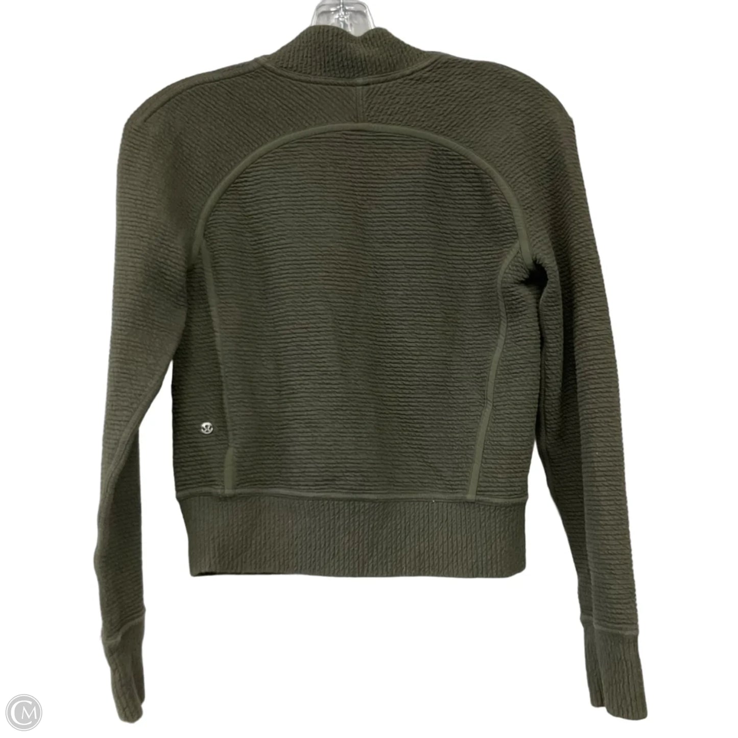 Athletic Jacket By Lululemon In Green, Size: 2