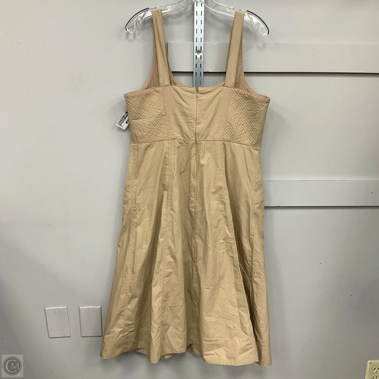 Dress Casual Maxi By Banana Republic In Tan, Size: 14