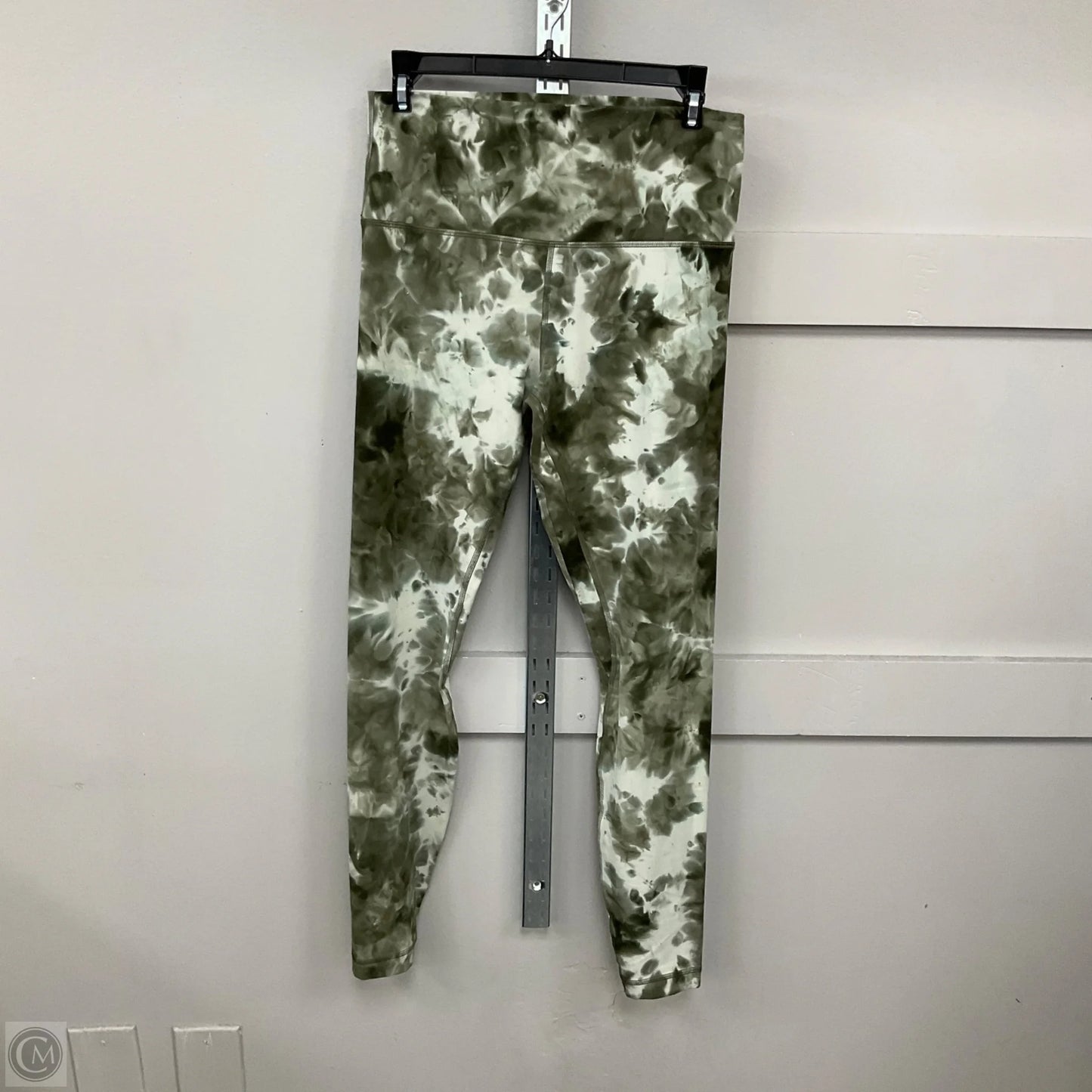 Athletic Leggings By Lululemon In Green, Size: 10