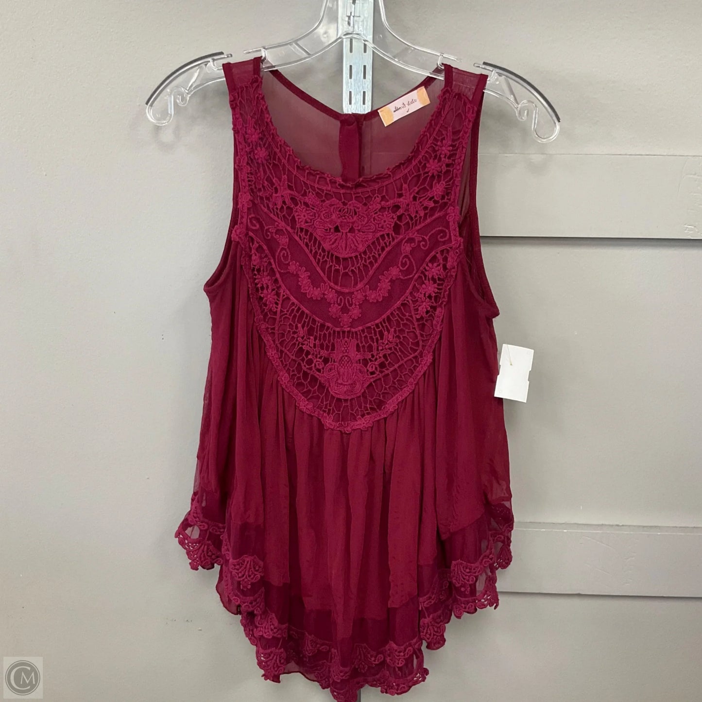 Top Sleeveless By Altard State In Red, Size: S