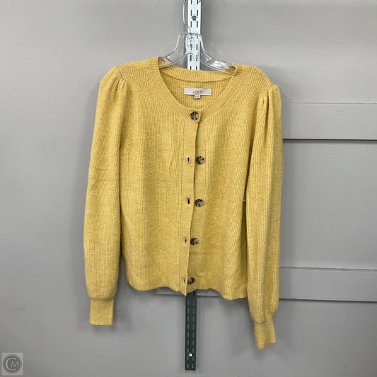 Cardigan By Loft In Yellow, Size: M
