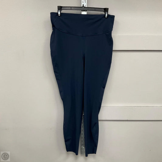 Athletic Leggings Capris By Lululemon In Navy, Size: 10