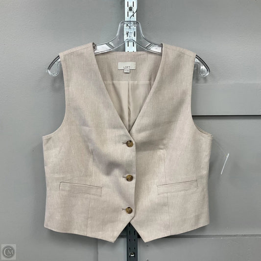 Vest Other By Loft In Tan, Size: M