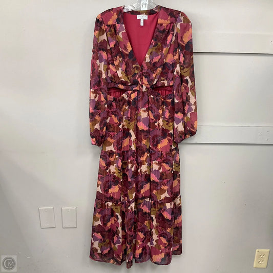 Dress Casual Maxi By Sofia By Sofia Vergara In Maroon, Size: M