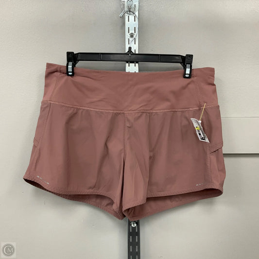 Athletic Shorts By Lululemon In Brown, Size: 8