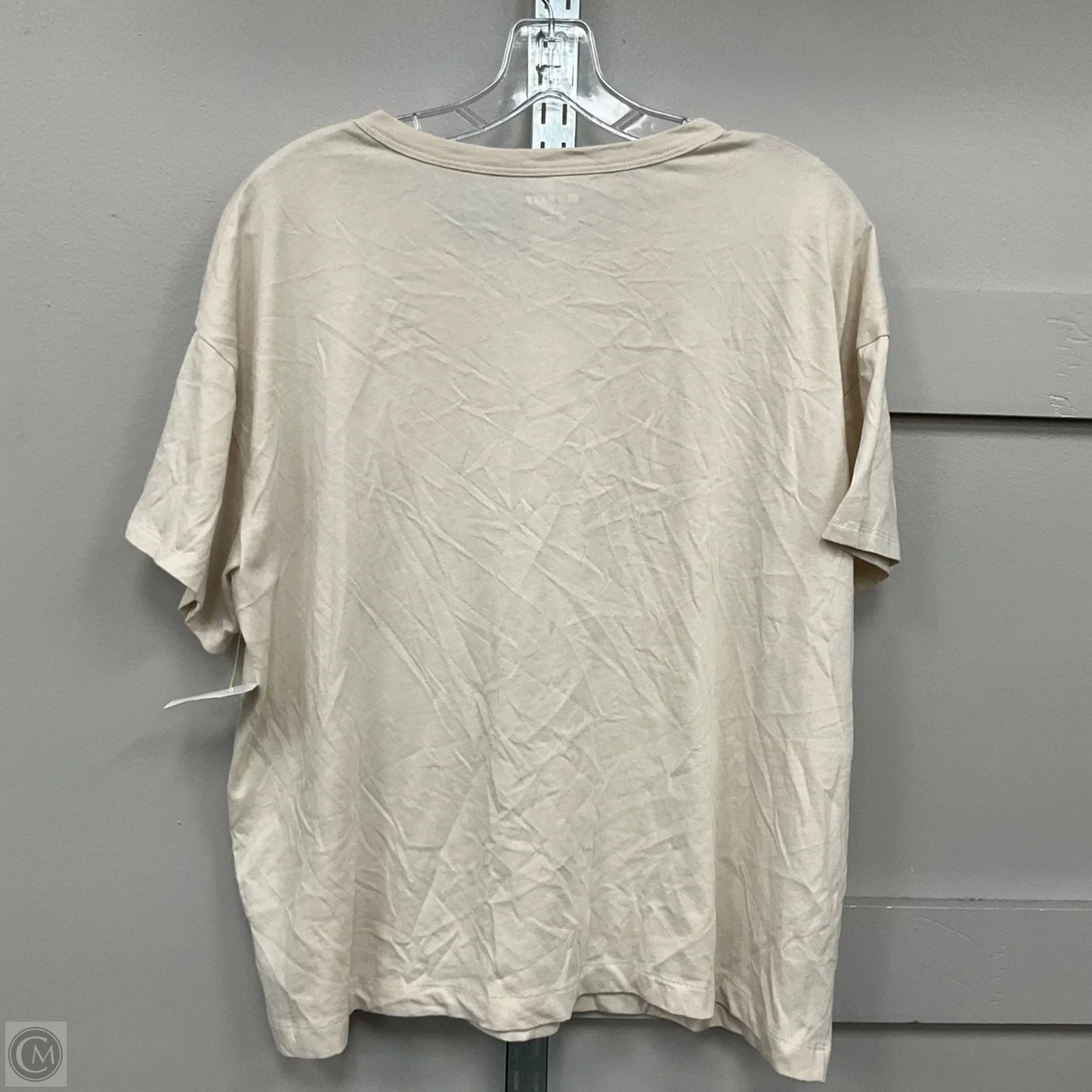 Top Short Sleeve By Old Navy In Cream, Size: Xl