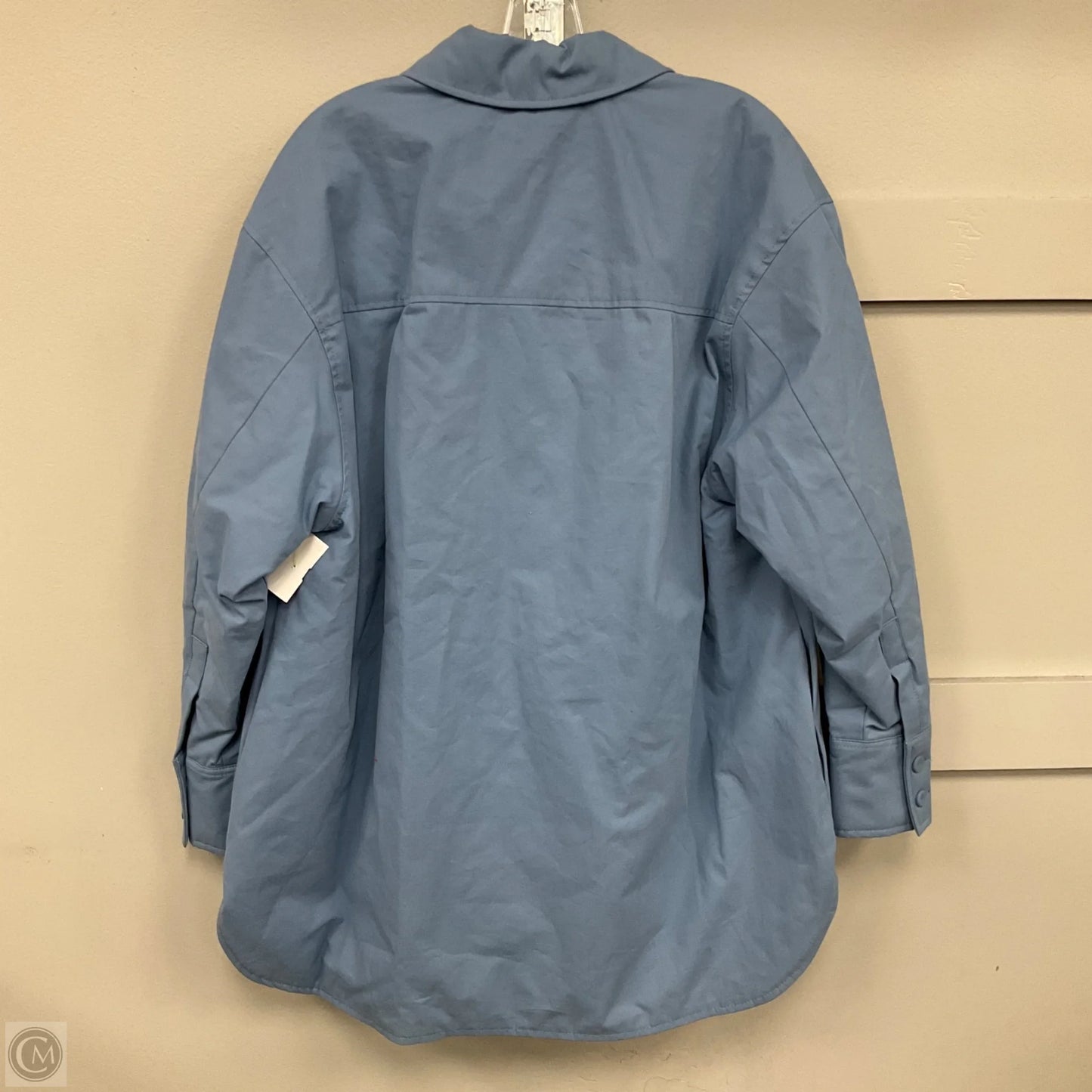 Jacket Shirt By Pernille x Mango In Blue, Size: 6