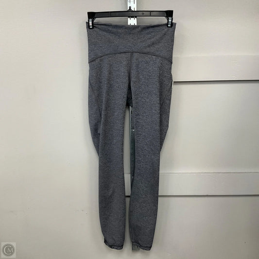 Athletic Leggings By Lululemon In Grey, Size: 4