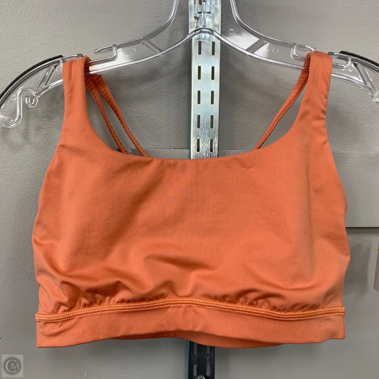 Athletic Bra By Lululemon In Orange, Size: 10