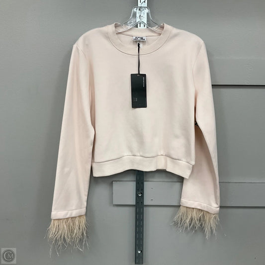Top Long Sleeve By Future Collective In Peach, Size: M