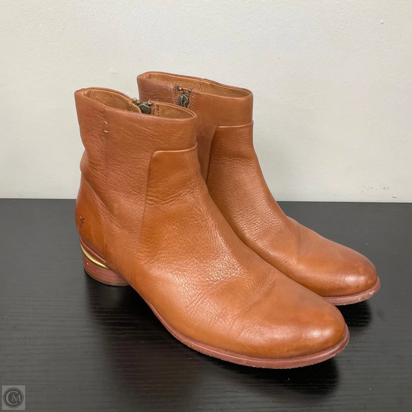 Boots Designer By Frye In Brown, Size: 9