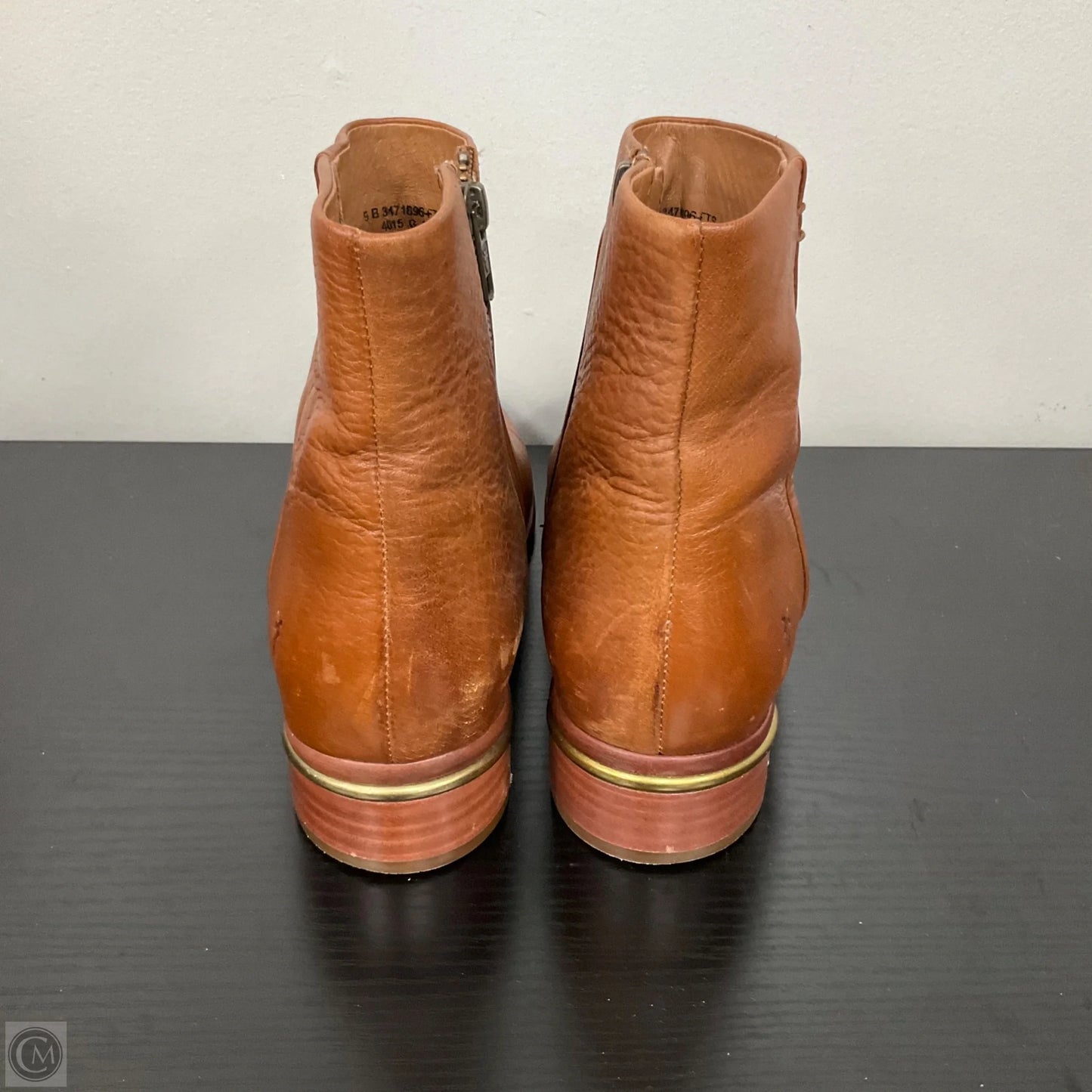 Boots Designer By Frye In Brown, Size: 9