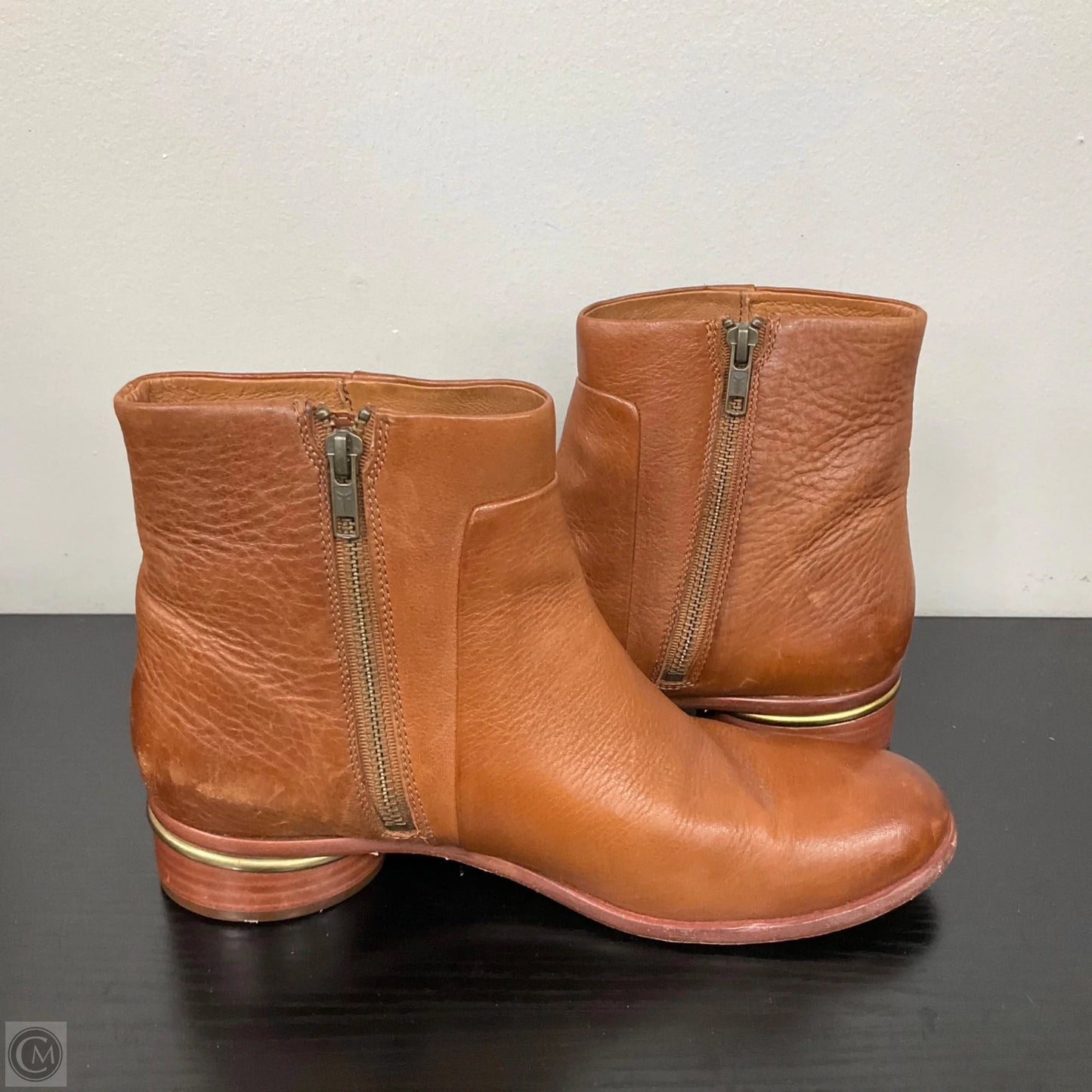 Boots Designer By Frye In Brown, Size: 9