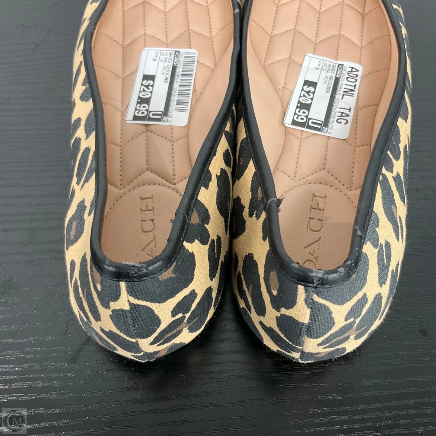 Shoes Designer By Coach In Animal Print, Size: 9