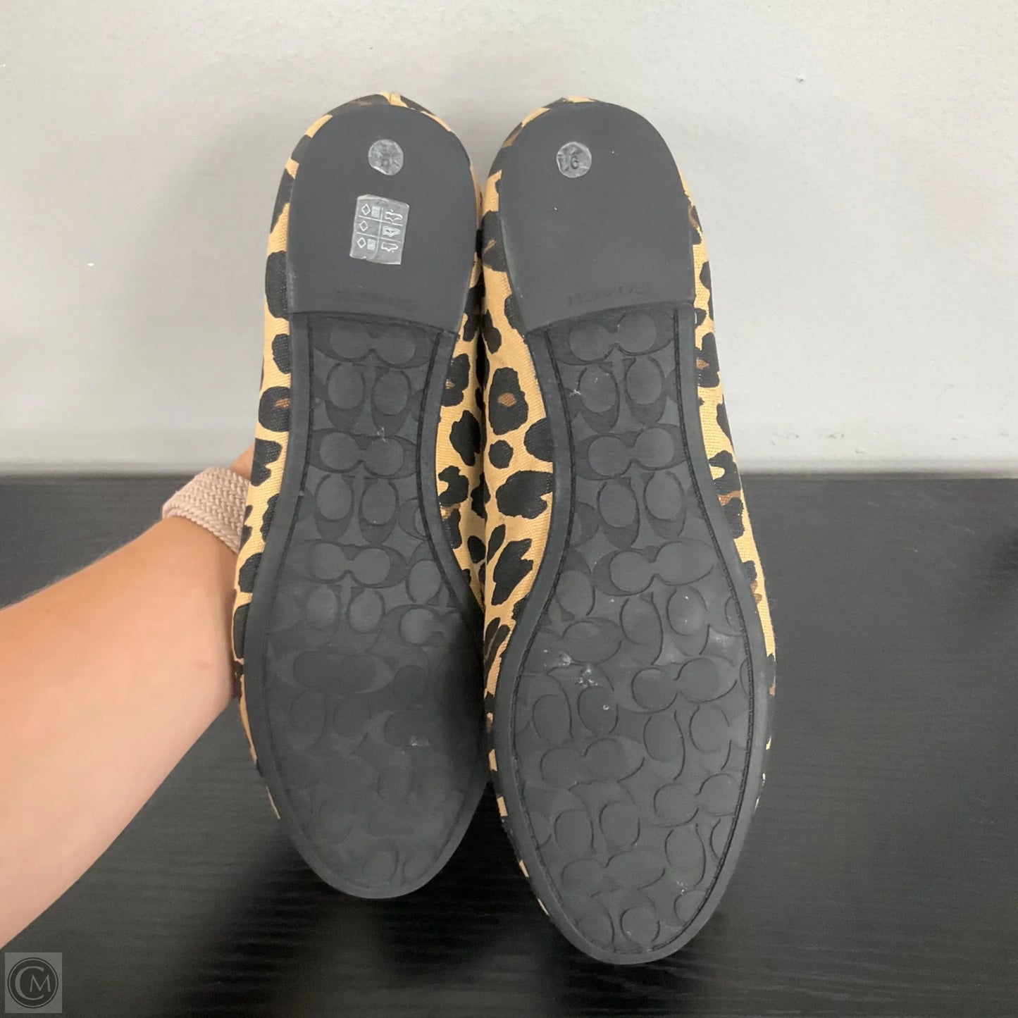 Shoes Designer By Coach In Animal Print, Size: 9