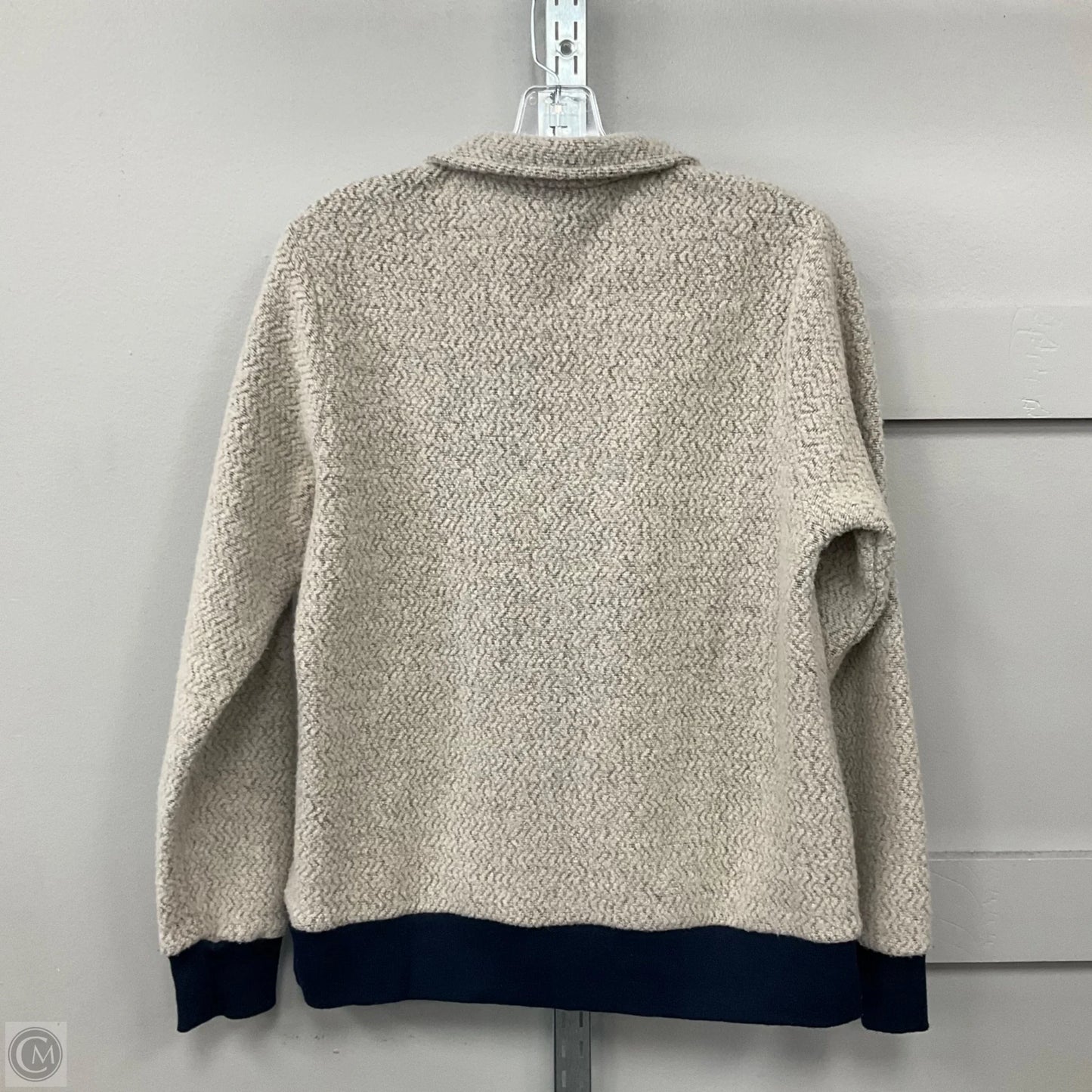 Jacket Fleece By Patagonia In Beige, Size: M