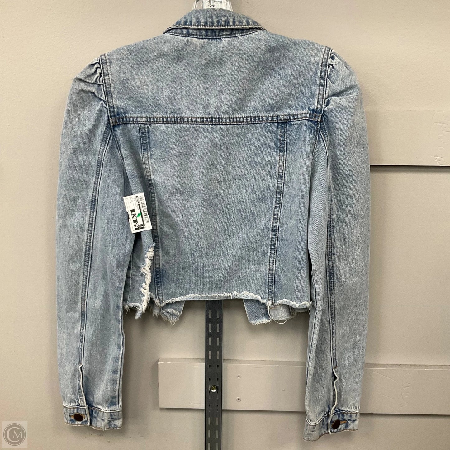 Jacket Denim By Mono B In Blue Denim, Size: S
