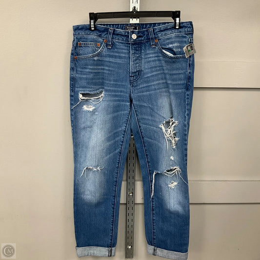 Jeans Skinny By Abercrombie And Fitch In Blue Denim, Size: 0