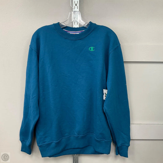 Sweatshirt Crewneck By Champion In Blue, Size: M