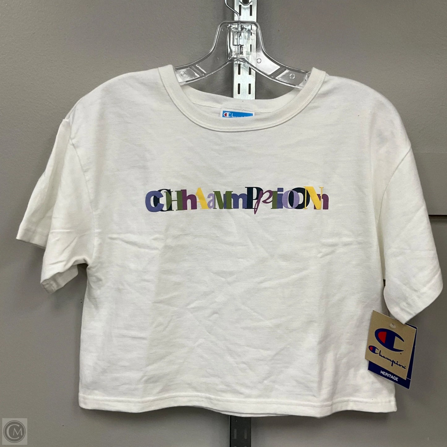 Top Short Sleeve Basic By Champion In White, Size: Xs